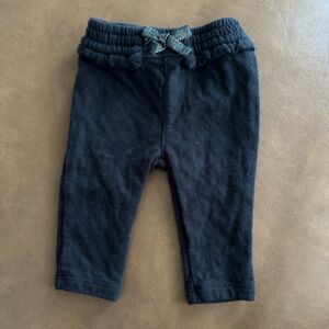 Gerber Black Baby Pants with Bow